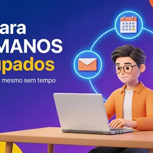 Imagem de capa para o Ebook IA para Humanos Ocupados