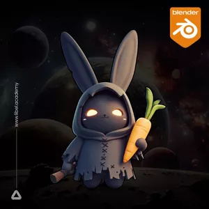 Imagen de portada para Curso online Blender para principiantes - Night Rabbit