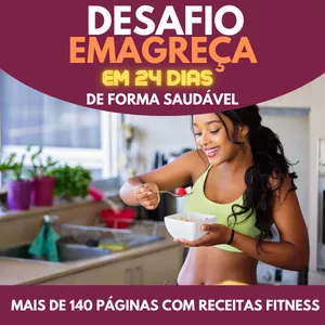 Imagem de capa para o Ebook Desafio Emagreça em 24 dias + 5 E-books de bônus