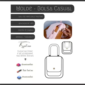 Imagem principal do produto MOLDE - Bolsa Casual