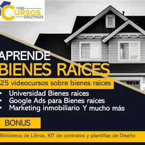 Imagen de portada para Curso online APRENDE BIENES RAICES