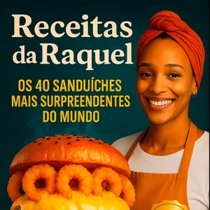 Imagem de capa para o Ebook 40 Receitas de Sanduíches Surpreendentes – Edição Raquel