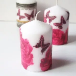 Imagem de capa para o Ebook Crie as Melhores Decorações, Enfeites e Embalagens para Velas