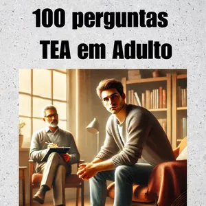 Imagem de capa para o Ebook Baralho - 100 perguntas para TEA em adultos