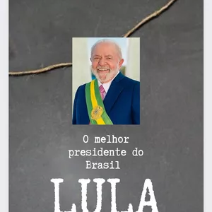 Imagem de capa para o Ebook O melhor presidente do Brasil LULA 