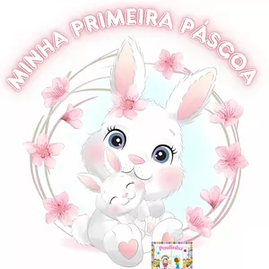 Imagem de capa para o Curso online Cartaz Minha Primeira Páscoa 