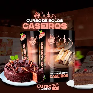 Curso Segredos das melhores receitas de Bolos Caseiros Curso Completo