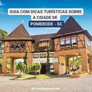 Imagem de capa para o Ebook Guia da cidade de Pomerode 