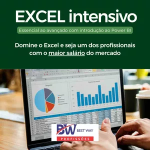 Imagem de capa para o Curso online Excel Básico e Avançado