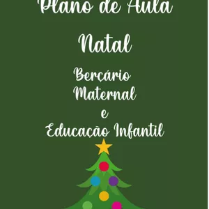 Imagem de capa para o Ebook PLANO DE AULA - NATAL  PARA BERÇÁRIO, MATERNAL E EDUCAÇÃO INFANTIL 