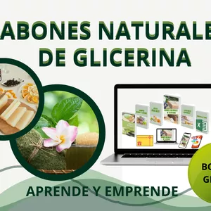 Imagen de portada para Curso online JABONES DE GLICERINA 