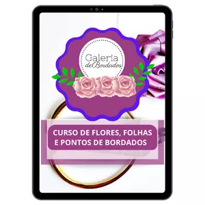 Imagem de capa para o Curso online Flores, Folhas e Pontos Bordados