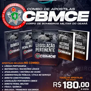 Imagem de capa para o Ebook COMBO DE APOSTILAS CORPO DE BOMBEIROS MILITAR DO CEARÁ