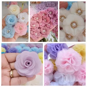 Imagem do curso flores de tecido que vendem - passo a passo