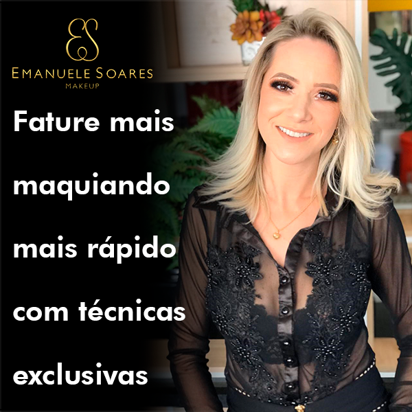 Imagem do curso Aperfeiçoamento de técnicas de maquiagens rápidas para salão com Emanuele Soares