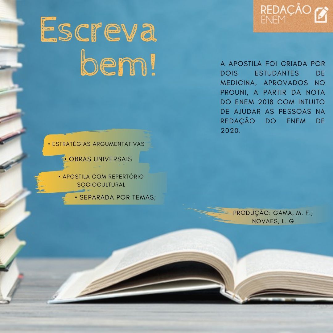 Imagem do curso Escreva bem - redação ENEM 