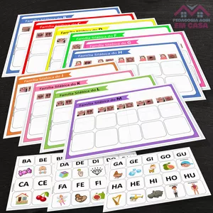 Imagem de capa para o Ebook Família Silábica Fônica