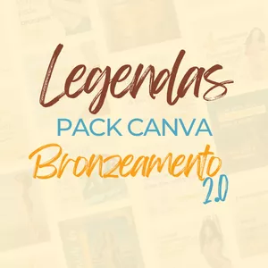 Imagem de capa para o Curso online Legendas Pack Canva Bronzeamento 2.0