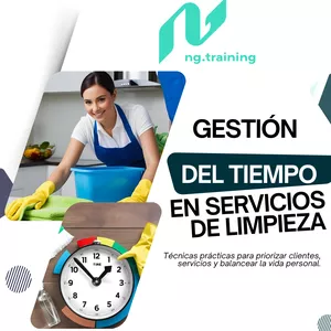 Imagen de portada para Curso online Mini curso- Gestión del tiempo en servicios de limpieza