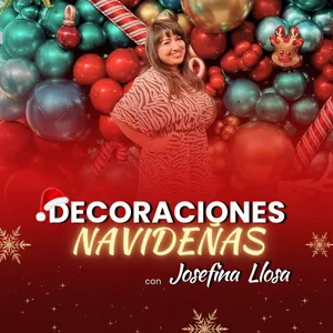 Imagen de portada para Curso online Decoraciones Navideñas con Globos