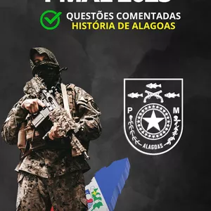 Imagem de capa para o Ebook PMAL- 150 QUESTÕES HISTÓRIA DE ALAGOAS 