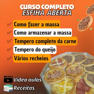 Imagem de Tudo sobre esfiha aberta criado por Malik Esfiharia na hotmart