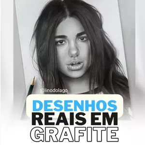 Imagem de capa para o Curso online Desenhos Reais em Grafite