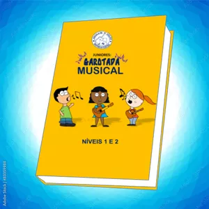 Imagem de capa para o Ebook VIOLÃO INFANTIL - Níveis 1 e 2. (Encomenda para aulas presenciais)