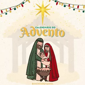 Imagem de capa para o Ebook Calendário do Advento 2024 (Jovens e Adultos)