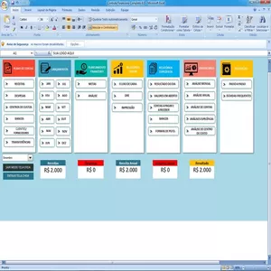 Imagem de capa para o Ebook Planilha Excel - Controle Financeiro Completo 8.0