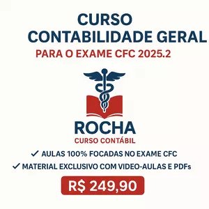 Imagem de capa para o Curso online CONTABILIDADE GERAL PARA O EXAME CFC 2026.1