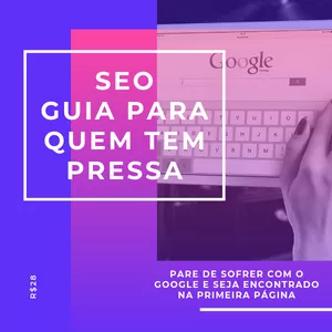 Imagem de capa para o Ebook SEO: Primeira página do Google