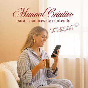 Imagem de capa para o Curso online Manual Criativo para Criação de Conteúdo: o gui para criar com autenticidade.