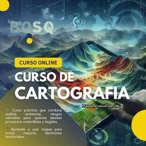 Imagen de portada para Curso online Explora el Mundo con Mapas: Curso Básico de Cartografía y SIG