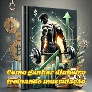 Imagem de capa para o Ebook Como Ganhar Dinheiro Treinando Musculação
