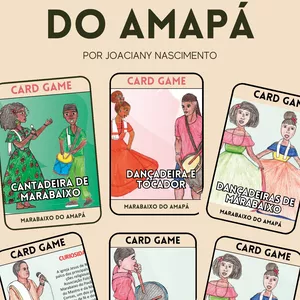 Imagem de capa para o Curso online Jogo da memória (Card Game) Marabaixo do Amapá
