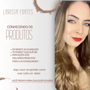 Imagem do curso Conhecendo os produtos de maquiagem 