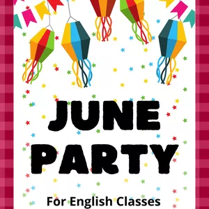 Cover image for Ebook June Party - English Class