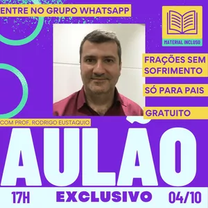 Imagem de capa para o Curso online Aulão de frações para pais