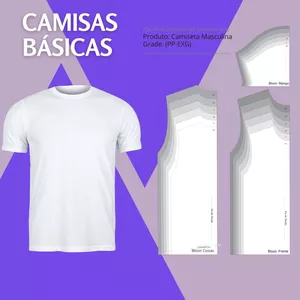 Imagem de capa para o Curso online Molde Camisa básica 2025