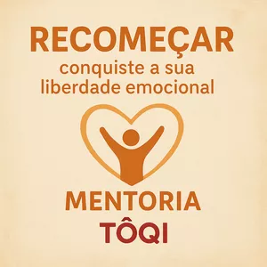 Imagem de capa para o Curso online Recomeçar: conquiste a  sua liberdade emocional (Mentoria)