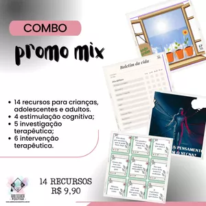 Imagem de capa para o Ebook Combo de recursos terapêuticos promo MIX