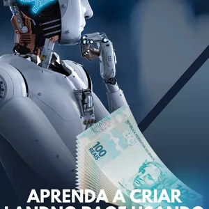 Imagem de capa para o Ebook Como criar Landing Pages Usando Inteligência Artificial