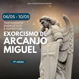 Imagem de capa para o Curso online EXORCISMO DE ARCANJO MIGUEL | TURMA 17