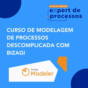 Imagem de capa para o Curso online Curso de Modelagem de Processos Descomplicada com Bizagi