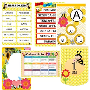 Imagem de capa para o Ebook ABELHA - Pacote para decoração de sala de aula 2