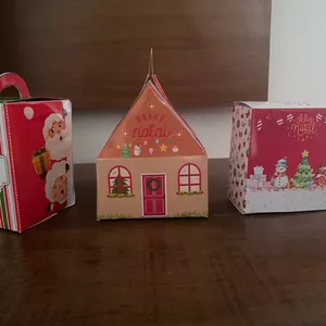 Imagem de capa para o Ebook Caixinhas de lembrança de Natal