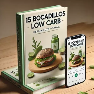 Imagen de portada para Ebook 15 Bocadillos Low Carb