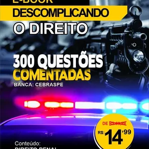 Imagem de capa para o Ebook 300 questões comentadas 