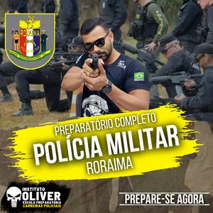Imagem de capa para o Curso online 👮‍♂️Preparatório Completo POLÍCIA MILITAR de Roraima 👮‍♂️ PM-RR - Instituto Óliver